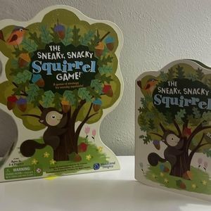 New- The Sneaky, Snacky Squirl Book AND Game